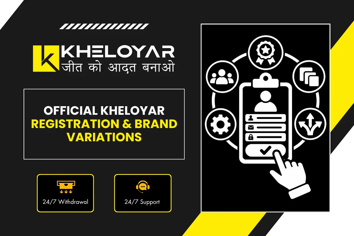 Why register with Kheloyar banner showing platform registration benefits with secure verification and rewards icons