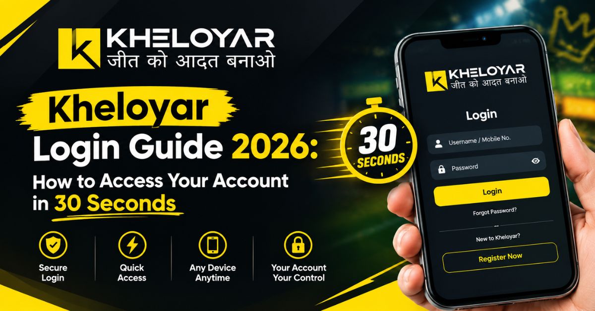 Kheloyar Login Guide 2026